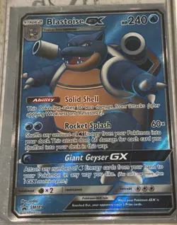 Blastoise GX SM189 Full Art LP Sun & Moon Promo Ungraded - Image 1