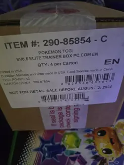 Shrouded Fable POKEMON Center ETB SEALED case - Image 1
