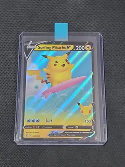 Pokemon Celebrations "Surfing Pikachu V" 008/025 / Ultra Rare / Near Mint - Image 3