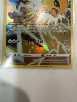 Pokemon Jolteon TG04/TG30 Brilliant Stars Ultra Rare Full Art Holo - Image 3