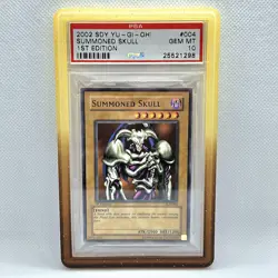 2002 Summoned Skull 1st Edition SDY-004 PSA 10 LOW POP! Starter Deck Yugi YuGiOh - Image 1