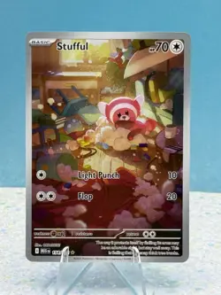 Pokemon TCG Mega Evolutions Stufful Illustrations Rare 154/132 - Image 1