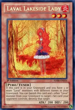 Laval Lakeside Lady - HA06-EN034 - Secret Rare - 1st Edition NM YuGiOh! Hidden - Image 1