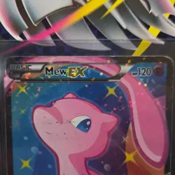 Pokemon TCG Mew EX Full Art Holo Ultra Rare Legendary Treasures RC24/RC25 120 HP - Image 2