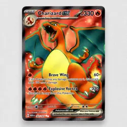Charizard ex 183/165 SV: Scarlet & Violet 151 Holo Ultra Rare Pokemon TCG NM - Image 1