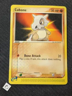 Cubone 40/95 - Team Magma vs Team Aqua Common Pokemon TCG MP - Image 1