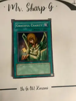GRACEFUL CHARITY - SDP-040 ENGLISH Yu-Gi-Oh! CARD SUPER RARE KONAMI HOLO TCG OCG - Image 2