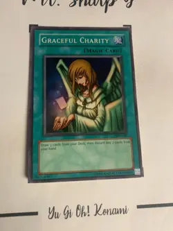 GRACEFUL CHARITY - SDP-040 ENGLISH Yu-Gi-Oh! CARD SUPER RARE KONAMI HOLO TCG OCG - Image 4