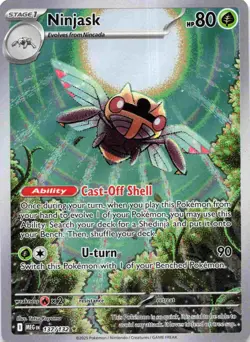Ninjask 137/132 - Pokemon Mega Evolution Illustration Rare - Image 1