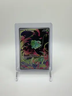 Pokemon TCG Bulbasaur 133/132 Mega Evolution Illustration Rare Holo - Image 1