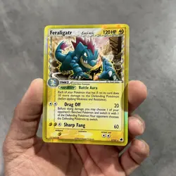 Pokemon TCG Feraligatr (Delta Species) 2/101 Dragon Frontiers 2006 Holo MP RARE - Image 3
