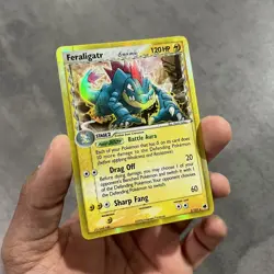 Pokemon TCG Feraligatr (Delta Species) 2/101 Dragon Frontiers 2006 Holo MP RARE - Image 4