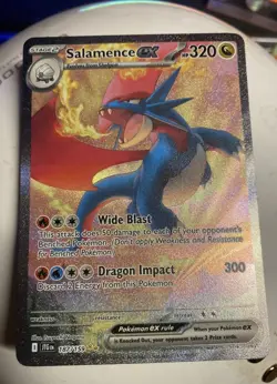 Salamence Ex 187/159 - SIR - SV09: Journey Together - Pokemon MINT - Image 1