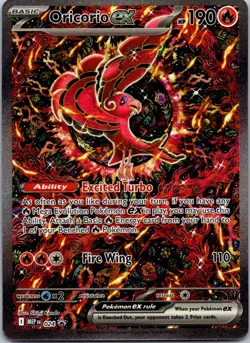 Oricorio Ex 24 - Pokemon TCG Mega Evolution Black Star Promo Phantasmal Flames - Image 1