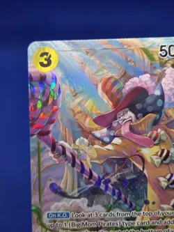 One Piece Pillars of Strength Charlotte Perospero OP03-113 Alternate Alt Art NM - Image 3