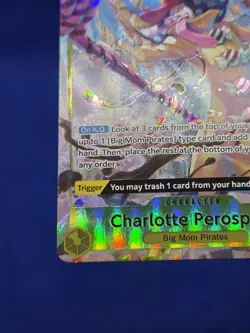 One Piece Pillars of Strength Charlotte Perospero OP03-113 Alternate Alt Art NM - Image 5