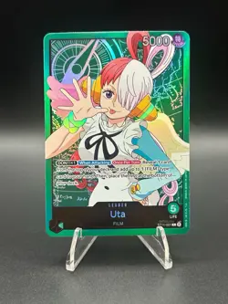 • Uta • ST11-001 SR Leader Starter Deck 11 Uta Holo Foil One Piece TCG NM - Image 2