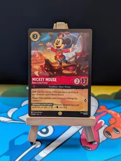 Disney Lorcana Fabled Mickey Mouse 111/204 Legendary TCG Card Non-Foil - Image 1