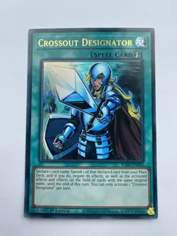 Crossout Designator RA02-EN063 Ultra Rare 1st Edition YuGiOh! NEW - Image 1