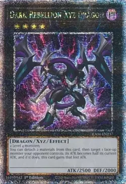 Dark Rebellion Xyz Dragon (Quarter Century Se Quarter Century Stampede NM YuGiOh - Image 1