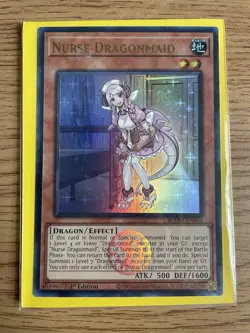 Yu-gi-oh Nurse DragonMaid BLMM-EN054 Rare 1st Edition NM Card - Image 2