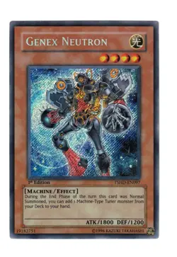 Yugioh- 1X Genex Neutron - Secret Rare - 1st Edition - TSHD-EN097 - Near Mint - Image 1