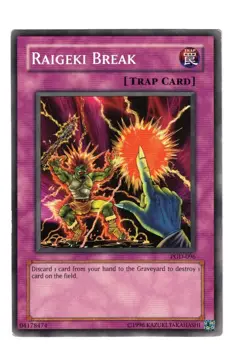 Yugioh- 1X Raigeki Break - Common - Unlimited - PGD-096 - Light Play - Image 1