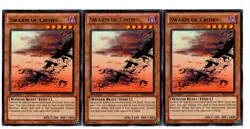 Yugioh- 3X Swarm of Crows - Rare - 1st Edition - SHSP-EN042 - Near Mint - Image 1