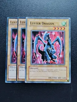 Yu-Gi-Oh - Luster Dragon 3X - Full Playset - Image 1