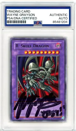 PSA Signed B. Skull Dragon RP01-EN028 RARE Unlimited Wayne Grayson Joey Yugioh - Image 1