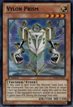 Yu-Gi-Oh! Vylon Prism Super Rare HA06-EN007 - Image 1