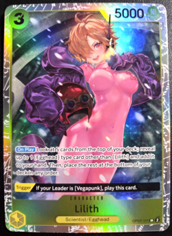 Lilith OP07-111 SR ONE PIECE Tcg Card Game NM Yellow - Image 1