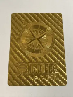 One Piece Wanted Poster Gold Card Collectible✨ - Image 2