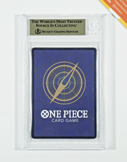 One Piece BGS 10 Zoro #025 Holo Wheel Pre Errata SR OP01 2022 English - Image 2