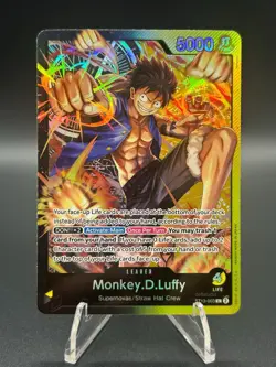 • Monkey.D.Luffy • ST13-003 SR Leader The Three Brothers Holo Foil One Piece TCG - Image 3