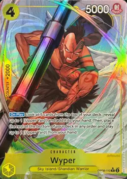 • Wyper • OP08-110 Alt Art Holo Two Legends One Piece TCG NM - Image 1