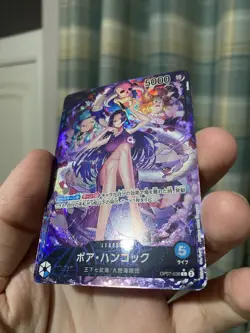 One Piece TCG OP07-038 500 Years in the Future Boa Hancock Alt Leader Card JP NM - Image 2