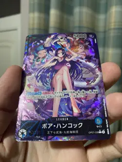 One Piece TCG OP07-038 500 Years in the Future Boa Hancock Alt Leader Card JP NM - Image 3