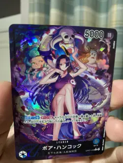 One Piece TCG OP07-038 500 Years in the Future Boa Hancock Alt Leader Card JP NM - Image 4