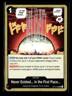 2025 Carrying on His Will #OP13-098 Never Existed... in the First Place... Event - Image 1