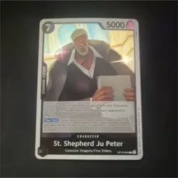 One Piece CCG St. Shepherd Ju Peter Character Card 5000 Power OP13-084 - Image 1
