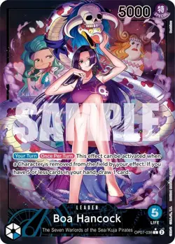 ***FOIL Boa Hancock (038) (Parallel) (OP07)*** One Piece Kid Icarus - Image 1