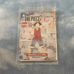 Bandai Monkey.D.Luffy P-055 One Piece CCG Promotion Cards Promo Character - Image 1