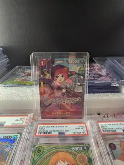 One Piece Card Game Jewelry Bonney EB04-002 Alt Art Egghead Crisis Japanese - Image 1