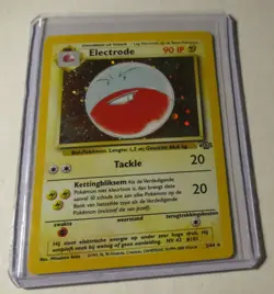 Pokemon TCG Jungle Electrode Dutch Holo Card 2/64 Rare 2000 Played Vintage - Image 1