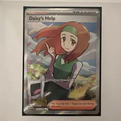 Pokemon TCG Daisy's Help Scarlet & Violet Trainer Holo Ultra Rare Card 195/165 - Image 1