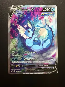 Vaporeon V Promo SWSH: Sword & Shield Promo Cards SWSH181 NM - Image 1