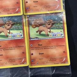 Pokemon Card Vulpix 20/160 Build-a-Bear Workshop Promo Stamp Stamped Sealed New - Image 4