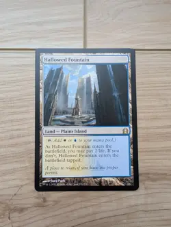 Hallowed Fountain Return to Ravnica Regular Magic: The Gathering TCG Card Game - Image 1