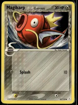 Magikarp 69/110 Common Holon Phantoms LP Pokemon Card - Image 1
